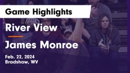 River View  vs James Monroe Game Highlights - Feb. 22, 2024