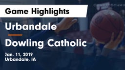 Urbandale  vs Dowling Catholic  Game Highlights - Jan. 11, 2019
