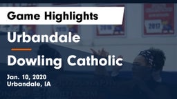 Urbandale  vs Dowling Catholic  Game Highlights - Jan. 10, 2020