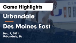 Urbandale  vs Des Moines East  Game Highlights - Dec. 7, 2021
