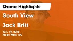 South View  vs Jack Britt  Game Highlights - Jan. 18, 2023