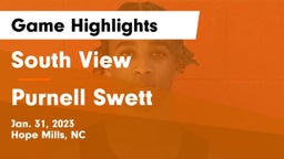 South View  vs Purnell Swett  Game Highlights - Jan. 31, 2023