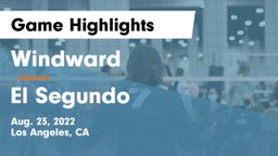 Windward  vs El Segundo  Game Highlights - Aug. 23, 2022
