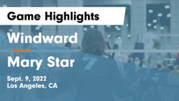 Windward  vs Mary Star  Game Highlights - Sept. 9, 2022