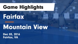 Fairfax  vs Mountain View Game Highlights - Dec 03, 2016