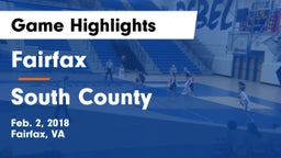 Fairfax  vs South County  Game Highlights - Feb. 2, 2018