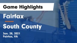 Fairfax  vs South County  Game Highlights - Jan. 28, 2021