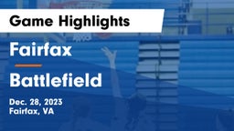 Fairfax  vs Battlefield  Game Highlights - Dec. 28, 2023