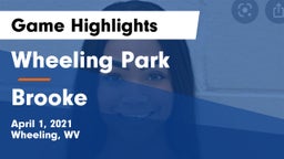 Wheeling Park vs Brooke  Game Highlights - April 1, 2021