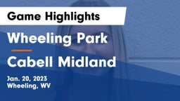 Wheeling Park vs Cabell Midland  Game Highlights - Jan. 20, 2023