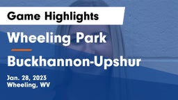 Wheeling Park vs Buckhannon-Upshur  Game Highlights - Jan. 28, 2023