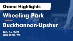 Wheeling Park  vs Buckhannon-Upshur  Game Highlights - Jan. 13, 2024