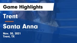 Trent  vs Santa Anna  Game Highlights - Nov. 30, 2021