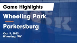 Wheeling Park  vs Parkersburg  Game Highlights - Oct. 5, 2023