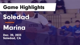 Soledad  vs Marina  Game Highlights - Dec. 20, 2023