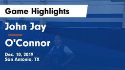John Jay  vs O'Connor  Game Highlights - Dec. 10, 2019