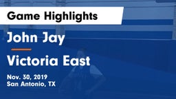 John Jay  vs Victoria East  Game Highlights - Nov. 30, 2019
