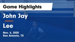 John Jay  vs Lee  Game Highlights - Nov. 6, 2020