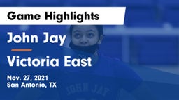 John Jay  vs Victoria East  Game Highlights - Nov. 27, 2021
