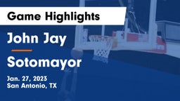 John Jay  vs Sotomayor  Game Highlights - Jan. 27, 2023