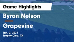 Byron Nelson  vs Grapevine  Game Highlights - Jan. 2, 2021