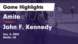 Amite  vs John F. Kennedy  Game Highlights - Jan. 4, 2024