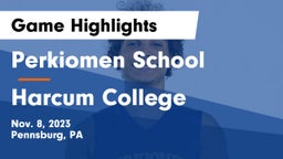 Perkiomen School vs Harcum College Game Highlights - Nov. 8, 2023