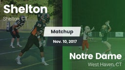 Matchup: Shelton  vs. Notre Dame  2017