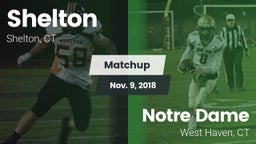 Matchup: Shelton  vs. Notre Dame  2018