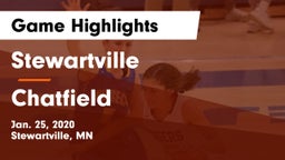 Stewartville  vs Chatfield Game Highlights - Jan. 25, 2020
