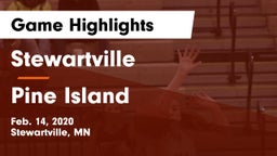 Stewartville  vs Pine Island Game Highlights - Feb. 14, 2020