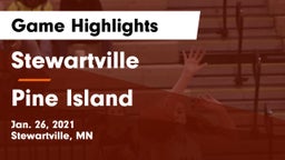 Stewartville  vs Pine Island  Game Highlights - Jan. 26, 2021