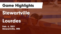 Stewartville  vs Lourdes  Game Highlights - Feb. 6, 2021