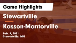 Stewartville  vs Kasson-Mantorville  Game Highlights - Feb. 9, 2021