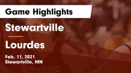 Stewartville  vs Lourdes  Game Highlights - Feb. 11, 2021