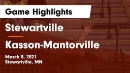 Stewartville  vs Kasson-Mantorville  Game Highlights - March 8, 2021