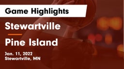 Stewartville  vs Pine Island  Game Highlights - Jan. 11, 2022