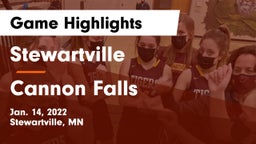 Stewartville  vs Cannon Falls  Game Highlights - Jan. 14, 2022