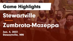 Stewartville  vs Zumbrota-Mazeppa  Game Highlights - Jan. 4, 2022