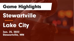 Stewartville  vs Lake City  Game Highlights - Jan. 25, 2022