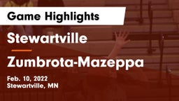 Stewartville  vs Zumbrota-Mazeppa  Game Highlights - Feb. 10, 2022
