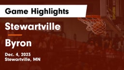 Stewartville  vs Byron  Game Highlights - Dec. 4, 2023