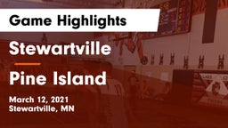 Stewartville  vs Pine Island  Game Highlights - March 12, 2021