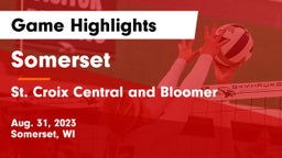 Somerset  vs St. Croix Central and Bloomer Game Highlights - Aug. 31, 2023