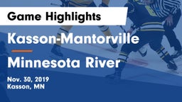 Kasson-Mantorville  vs Minnesota River Game Highlights - Nov. 30, 2019