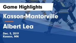 Kasson-Mantorville  vs Albert Lea Game Highlights - Dec. 5, 2019