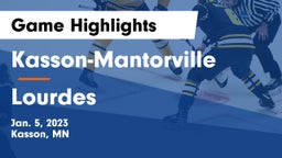 Kasson-Mantorville  vs Lourdes  Game Highlights - Jan. 5, 2023