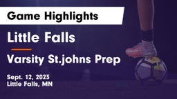 Little Falls  vs Varsity St.johns Prep  Game Highlights - Sept. 12, 2023