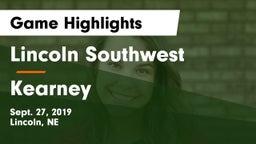 Lincoln Southwest  vs Kearney  Game Highlights - Sept. 27, 2019