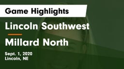 Lincoln Southwest  vs Millard North   Game Highlights - Sept. 1, 2020